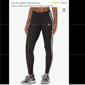 Adidas 3 stripe leggings